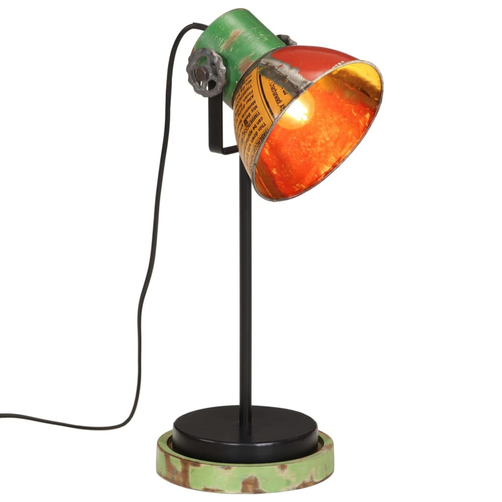 Lampe de bureau 25 w multicolore 17x17x50 cm e27