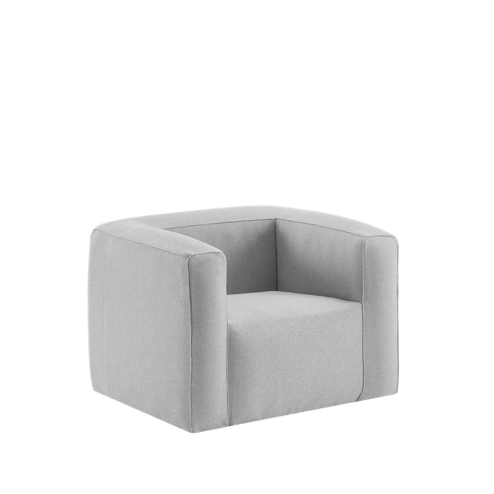 Fauteuil gonflable terracotta - intérieur et extérieur - couleur gris clair