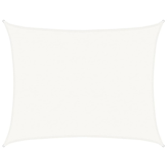 Voile d'ombrage 160 g/m² blanc 6x7 m pehd