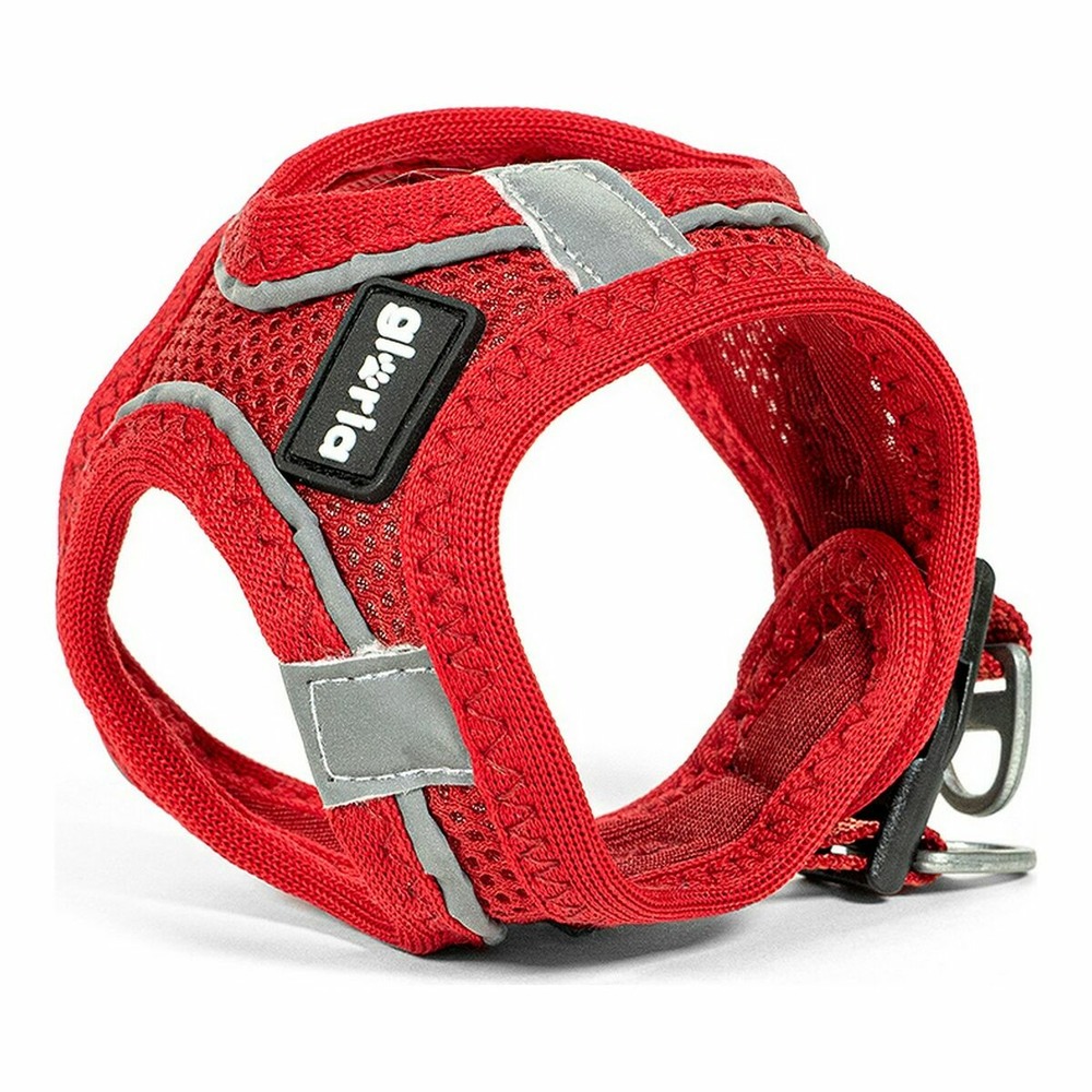 Harnais pour chien gloria air mesh trek star réglable rouge taille xxxs (18-20 cm)