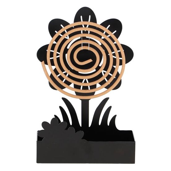 Support spirale + citronnelle - fleurs