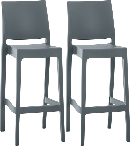 Lot de 2 tabourets de bar maya