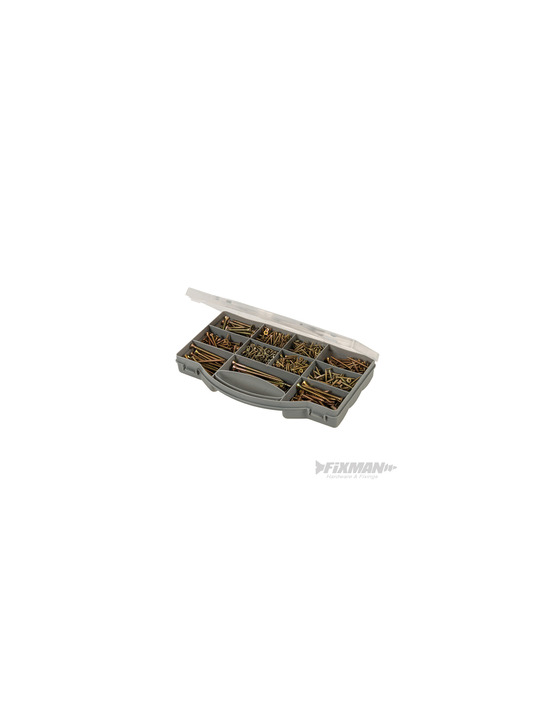 Fixman - vis à tête fraisée bichromatées, coffret 780 pcs - 780 pcs