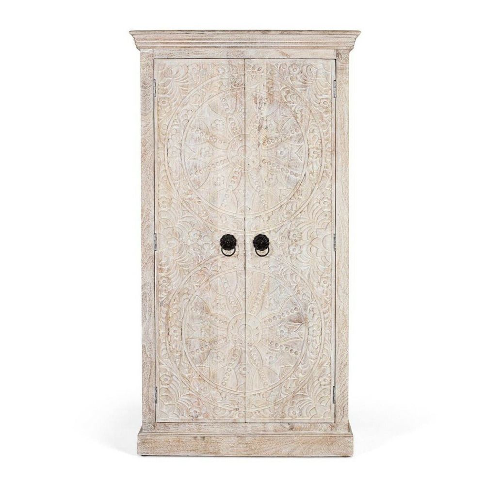Armoire bois beige - aveline décoration d'autrefois