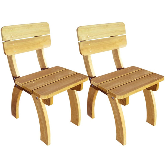 CHAISES DE JARDIN 2 PCS PINEDE-(869448)