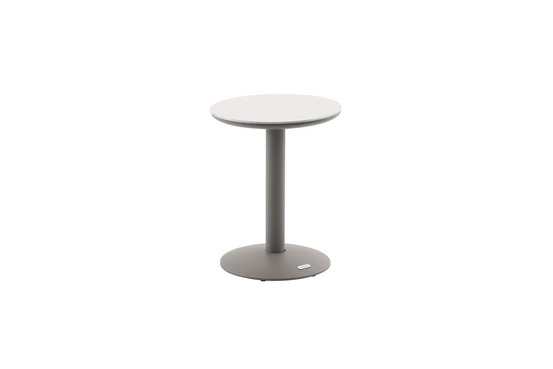 Table d'appoint de jardin soletia 40x40x50cm café