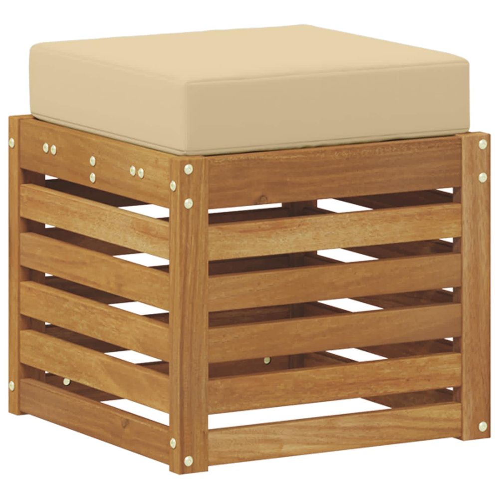 Banc de jardin bois d'acacia massif naturel
