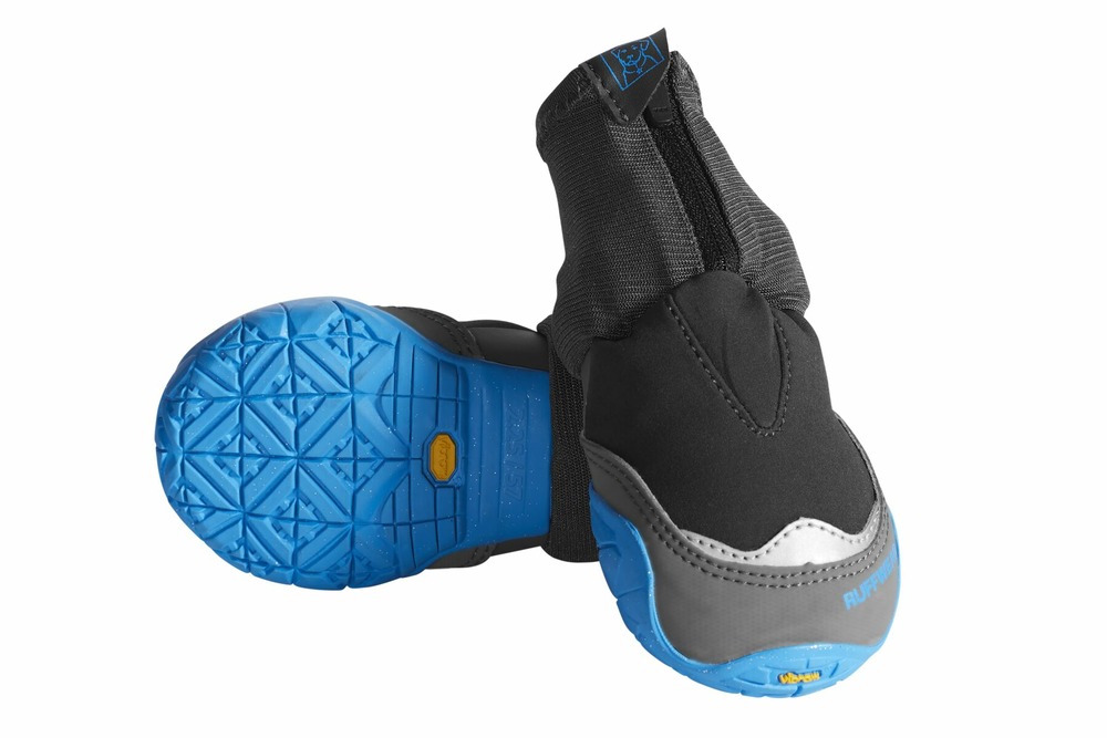 Bottines d'hiver pour chien polar trex™ pour chaleur, adhérence et protection. Couleur: obsidian black (noir), taille: 64mm/s