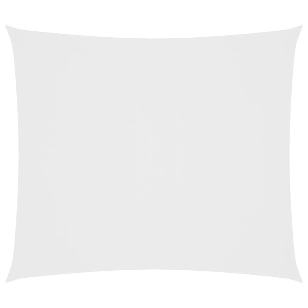 Voile de parasol tissu oxford rectangulaire 2x2,5 m blanc