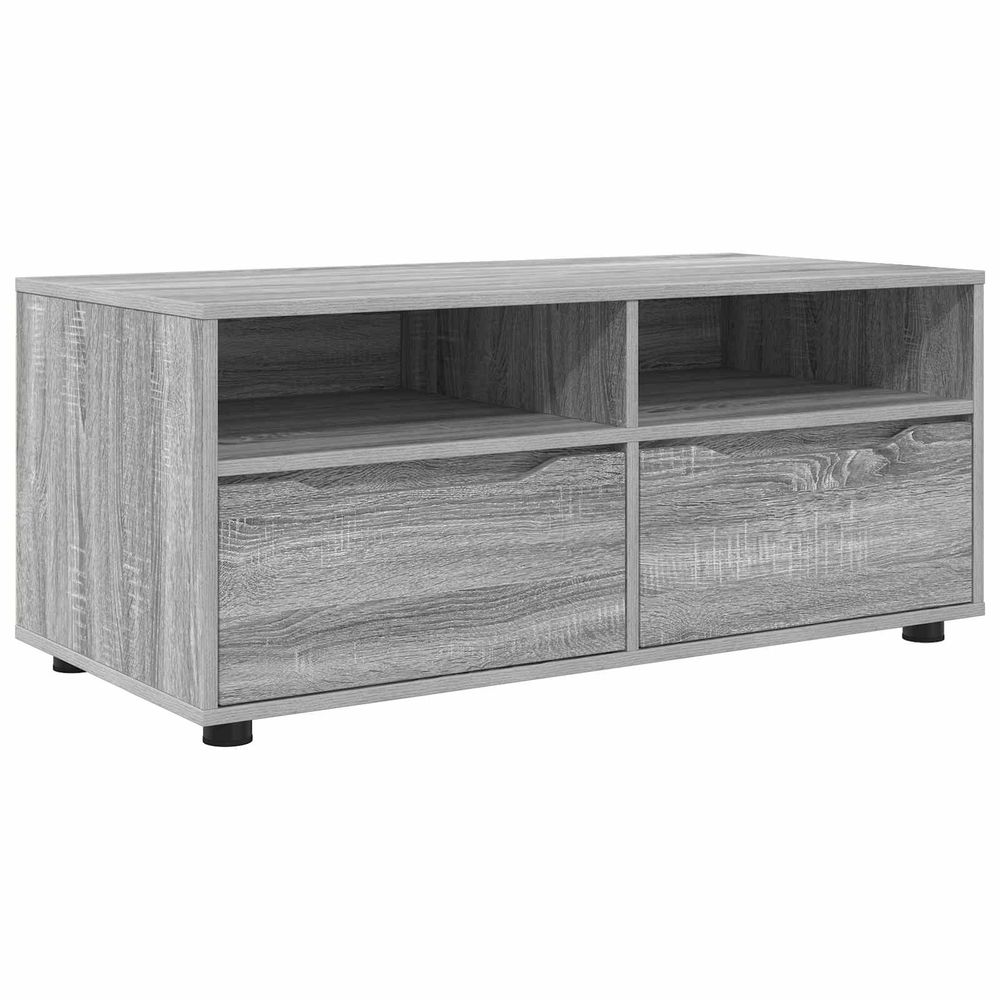 Meuble tv 100 x 48 x 43 cm gris sonoma bois d'ingénierie