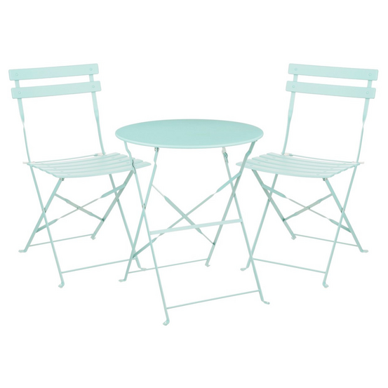 Mica decorations coussin de jardin laurence - 60x60x71 cm - fer - vert clair