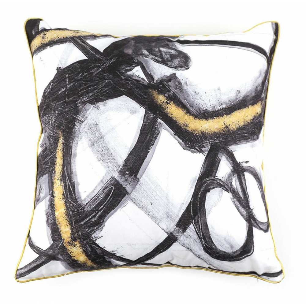 Coussin polyester blanc - décoration d'autrefois