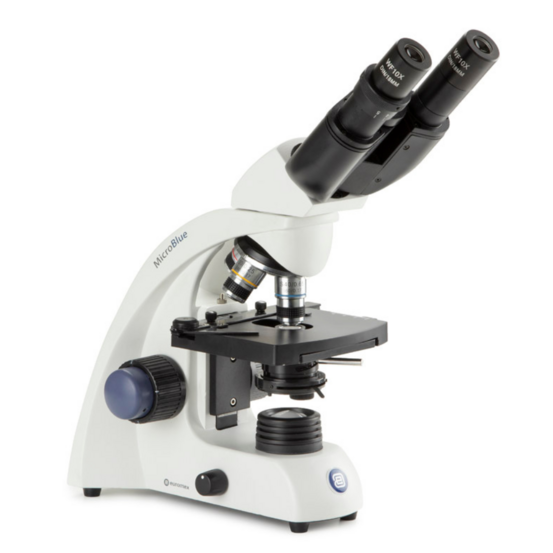 Microscope binoculaire microblue - platine x-y - 4x/10x/40x