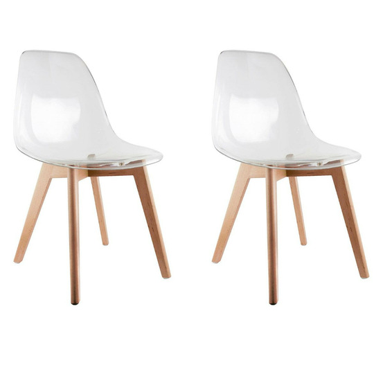 Lot de 2 chaises scandinave