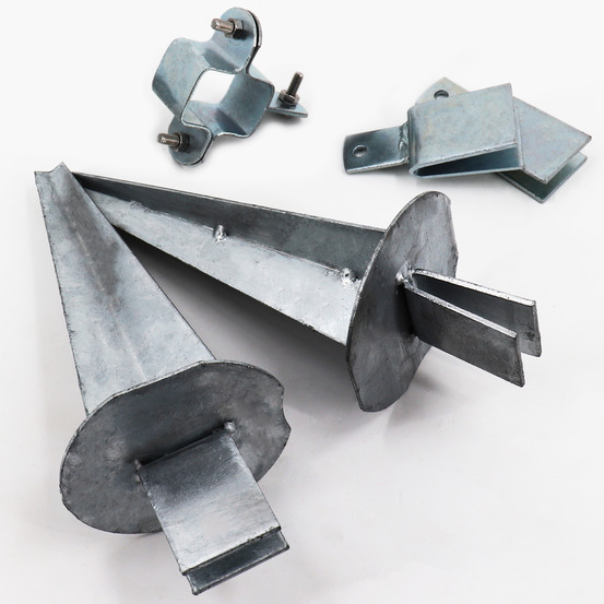 1 ensemble de barres de renfort d’angle pour poteaux de clôture à profil en z, clôture de protection , clôture forestière