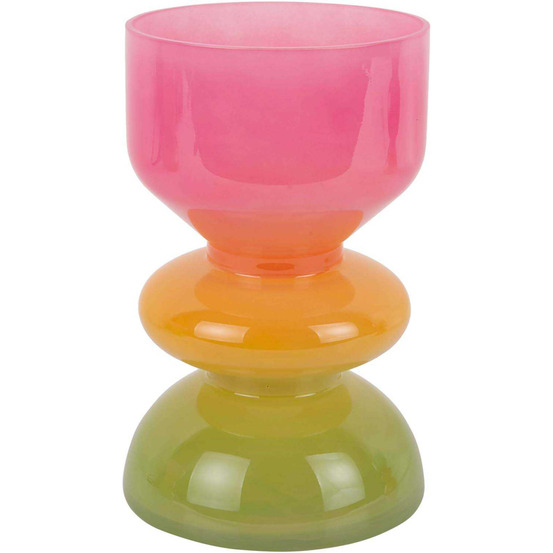 Vase en verre funky vibes taille 1 : 12,5 x 20,5 cm
