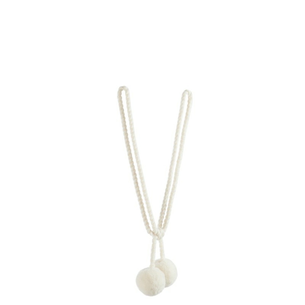 Embrasse boule coton beige