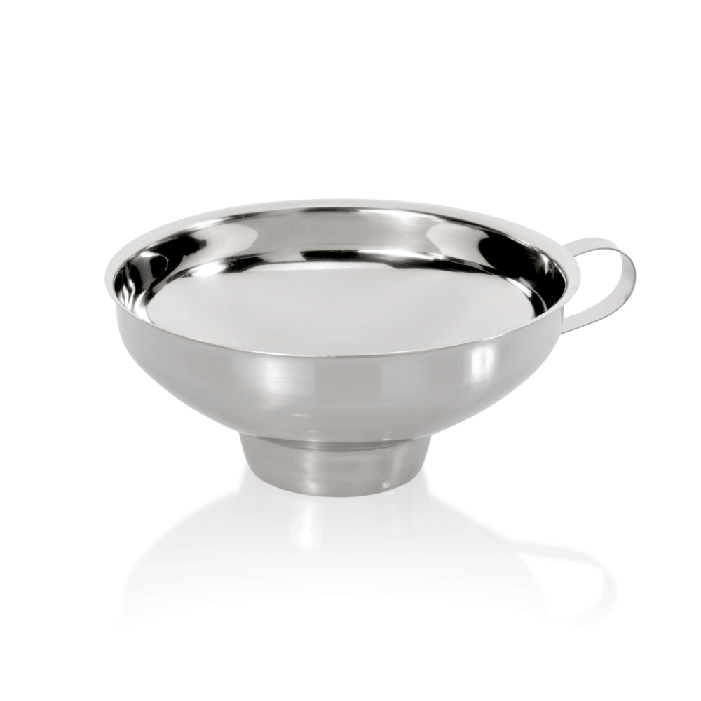 Entonnoir en acier au nickel-chrome h 65 mm ø 145 mm - was germany