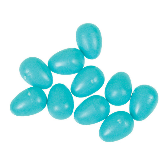 10 œufs de canaris factices ø 1.6 cm pour oiseaux