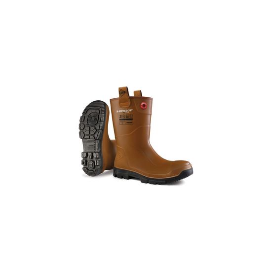 Bottes sécurité rigpro s5 protection s5 marron étanche - dunlop