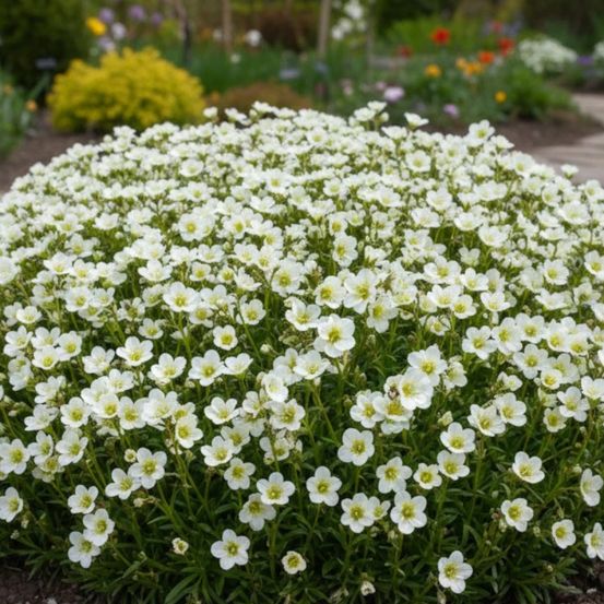 Saxifrage mousse blanc lot de 3 godets