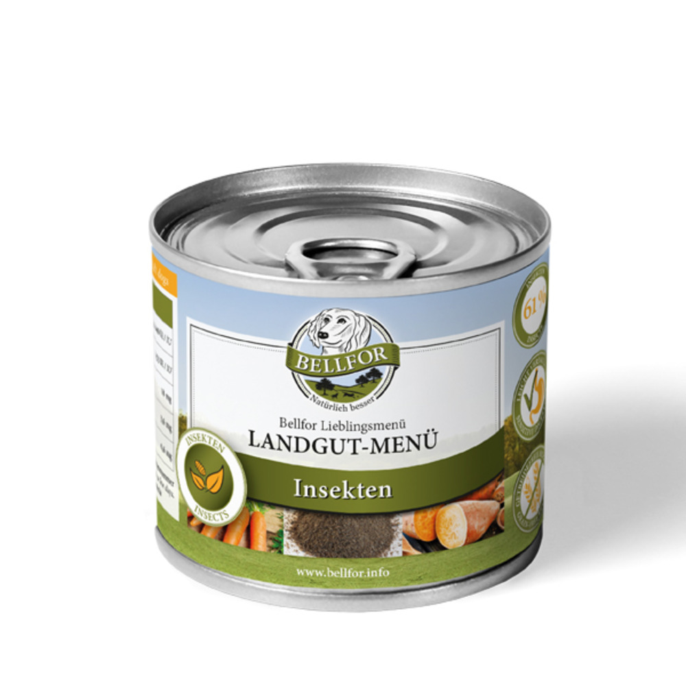 Hypoallergénique nourriture humide aux insectes - landgut-menü - 200 g