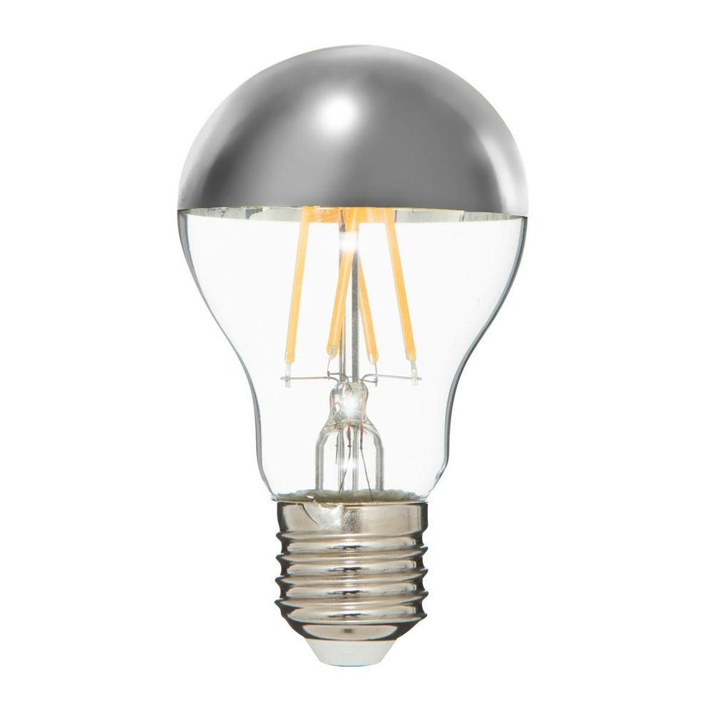 Ampoules led - verre - argenté - e27