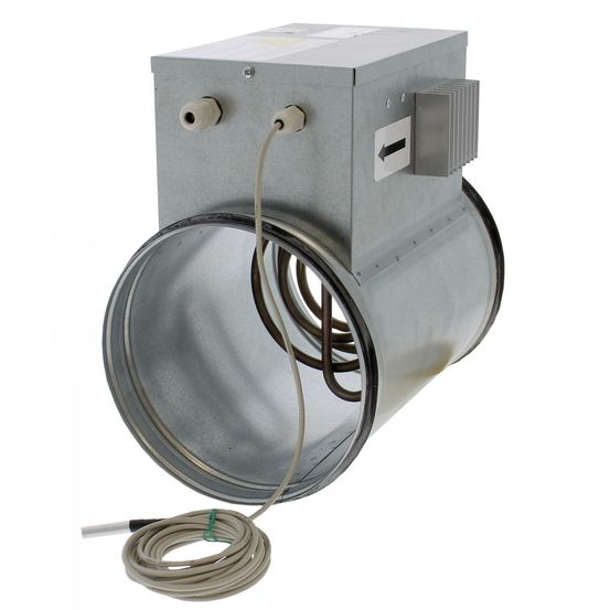 Chauffage de gaine 1200w avec sonde déportée - sorties 200mm