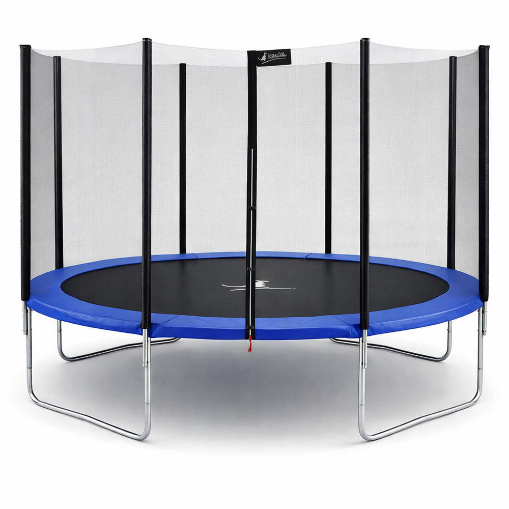 Trampoline rond bleu ø360cm avec filet de protection