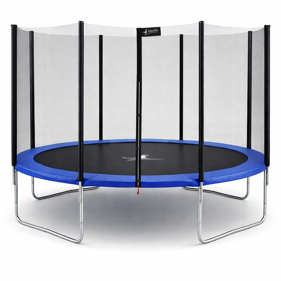 Trampoline rond bleu ø360cm avec filet de protection