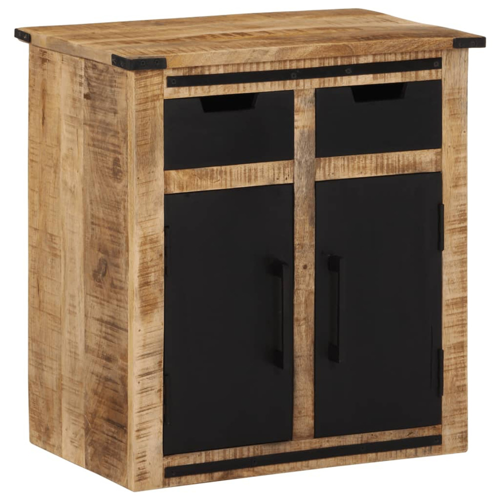 Buffet avec 2 tiroirs 55x35x60 cm bois massif de manguier