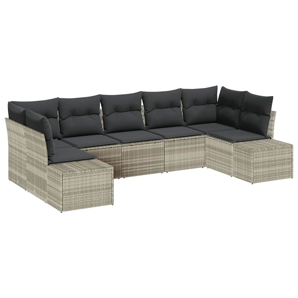 7 pc gris clair