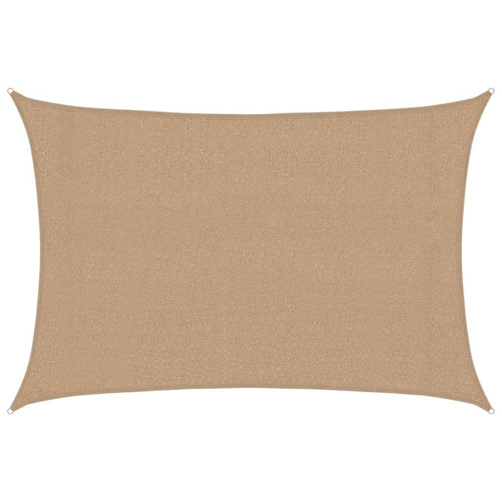 Voile d'ombrage 160 g/m² taupe 3x4,5 m pehd