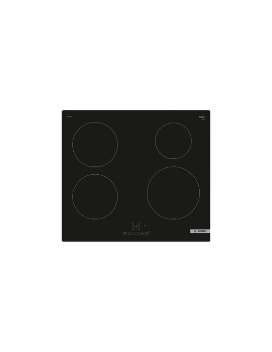 Induction - 4 zones dt 1 ø 21 cm 3,7 kw - 4 timers - powermanagement - touchselect - noir - bosch