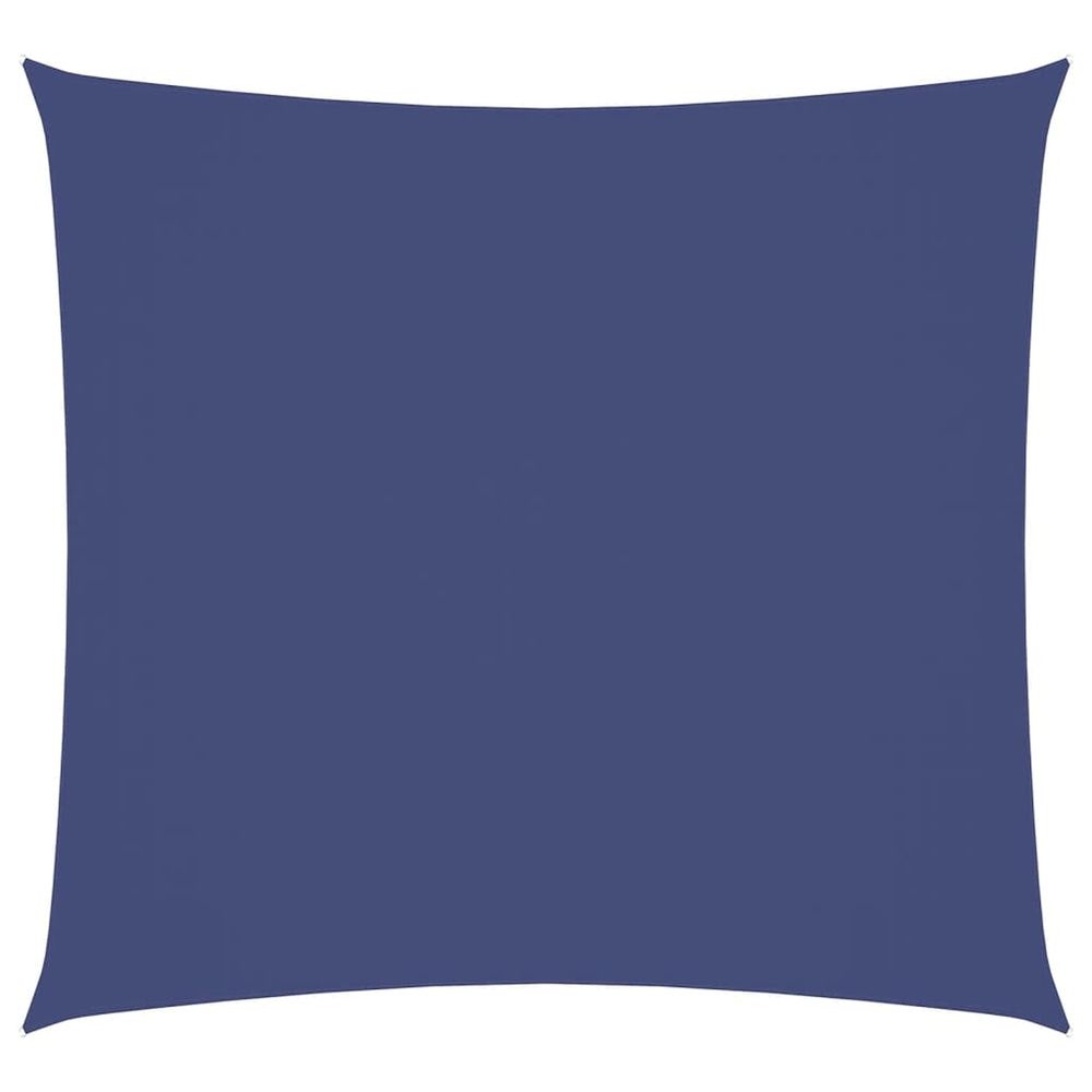 Voile de parasol tissu oxford carré 4x4 m bleu