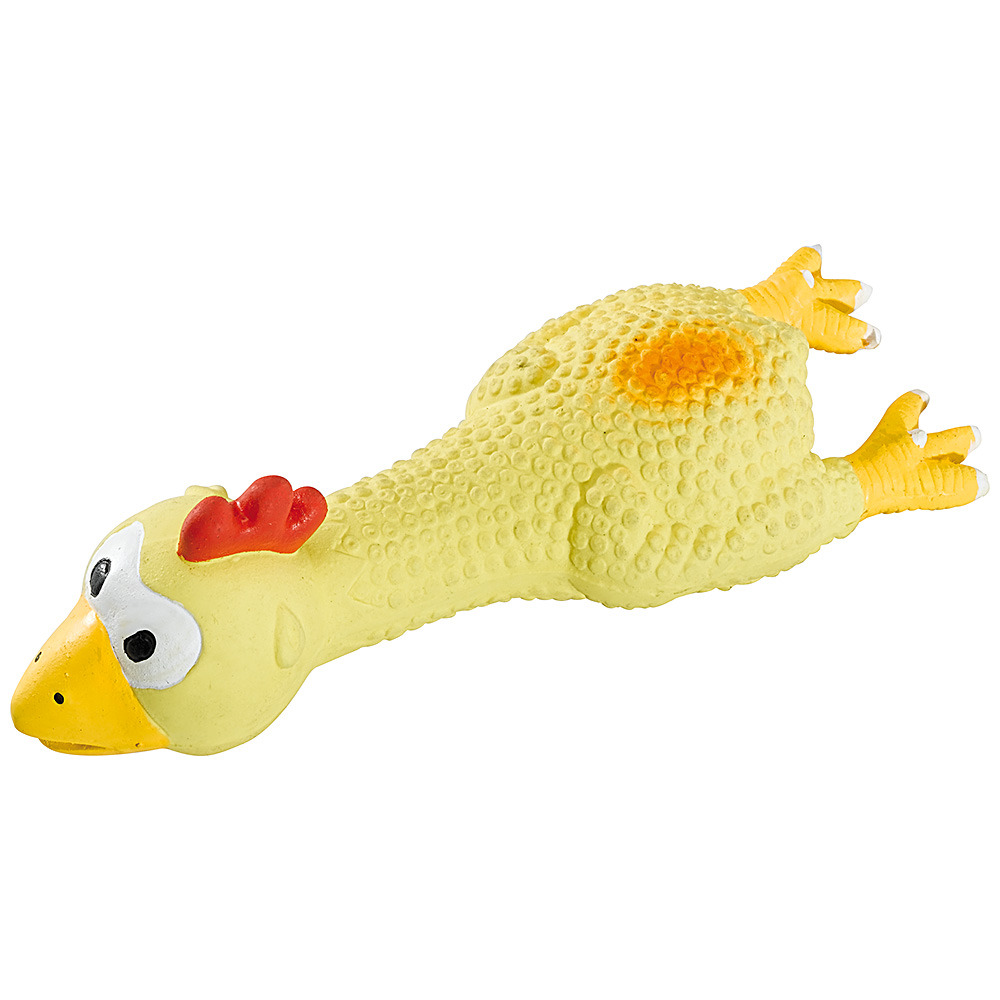 Jouet chien chiens sonore latex à plumes ferplast jouet pa 5547 différentes couleurs