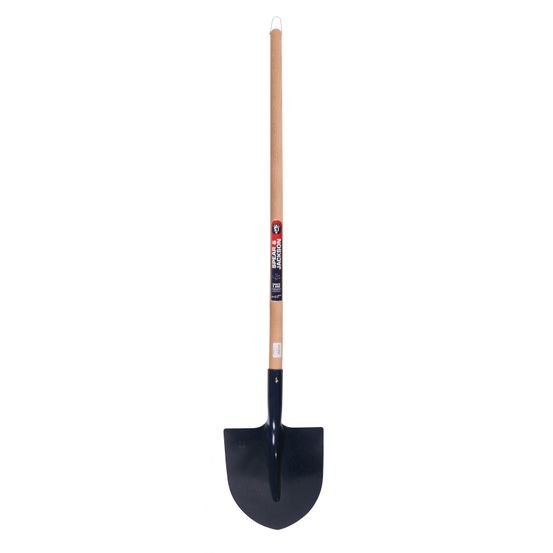 Pelle ronde de 29 cm manche bois 110 cm