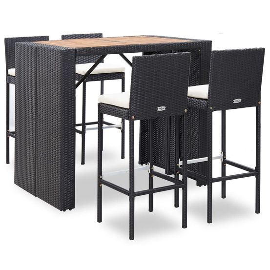 VIDAXL ENSEMBLE DE BAR 5 2-(917411)
