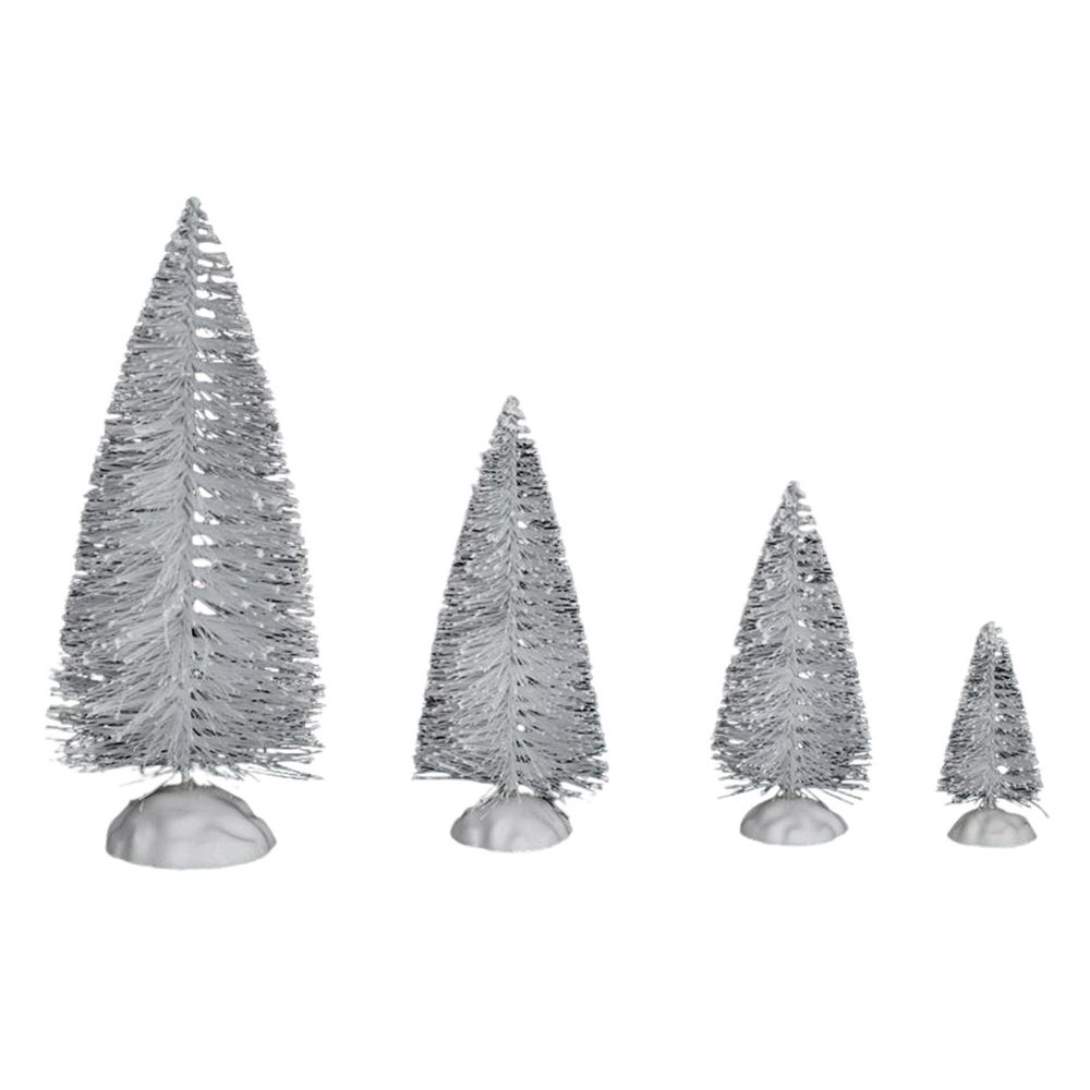 Lot de 10 sapins miniatures pour décoration réseau de train électrique échelle HO - Modélisme