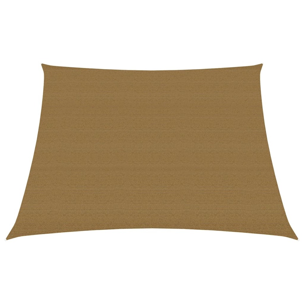 Voile d'ombrage 160 g/m² taupe 4/5 x 4 m pehd