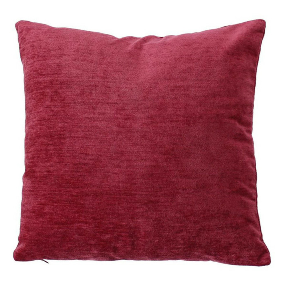 Coussin déco en velours velvet 40x40cm grenat