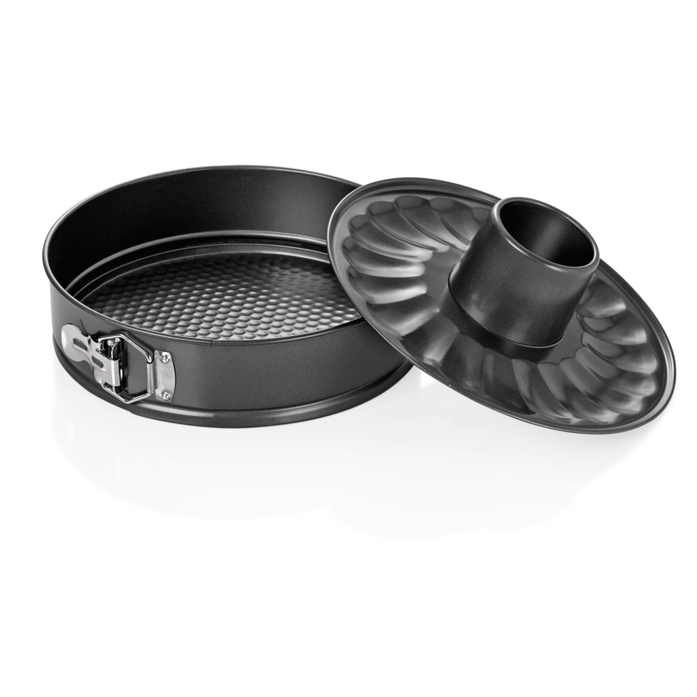 Moule à charnière en tôle d'acier h 65 mm ø 250 mm avec 2 bases - was germany