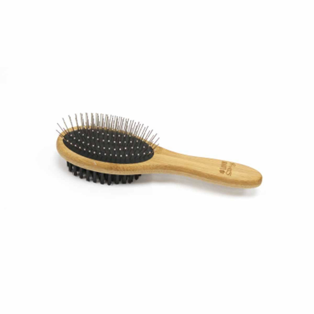 Brosse de toilettage en bambou 