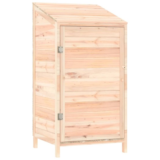 Remise de jardin 55 x 52 x 112 cm bois de sapin solide marron