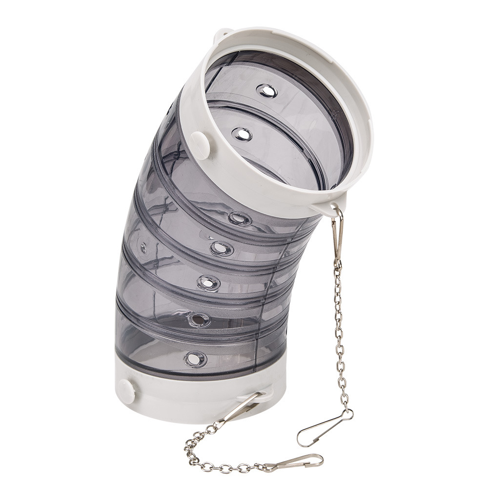 Accessoires rongeurs ferplast fpi 4844 tunnel courbe plastique cage modulable