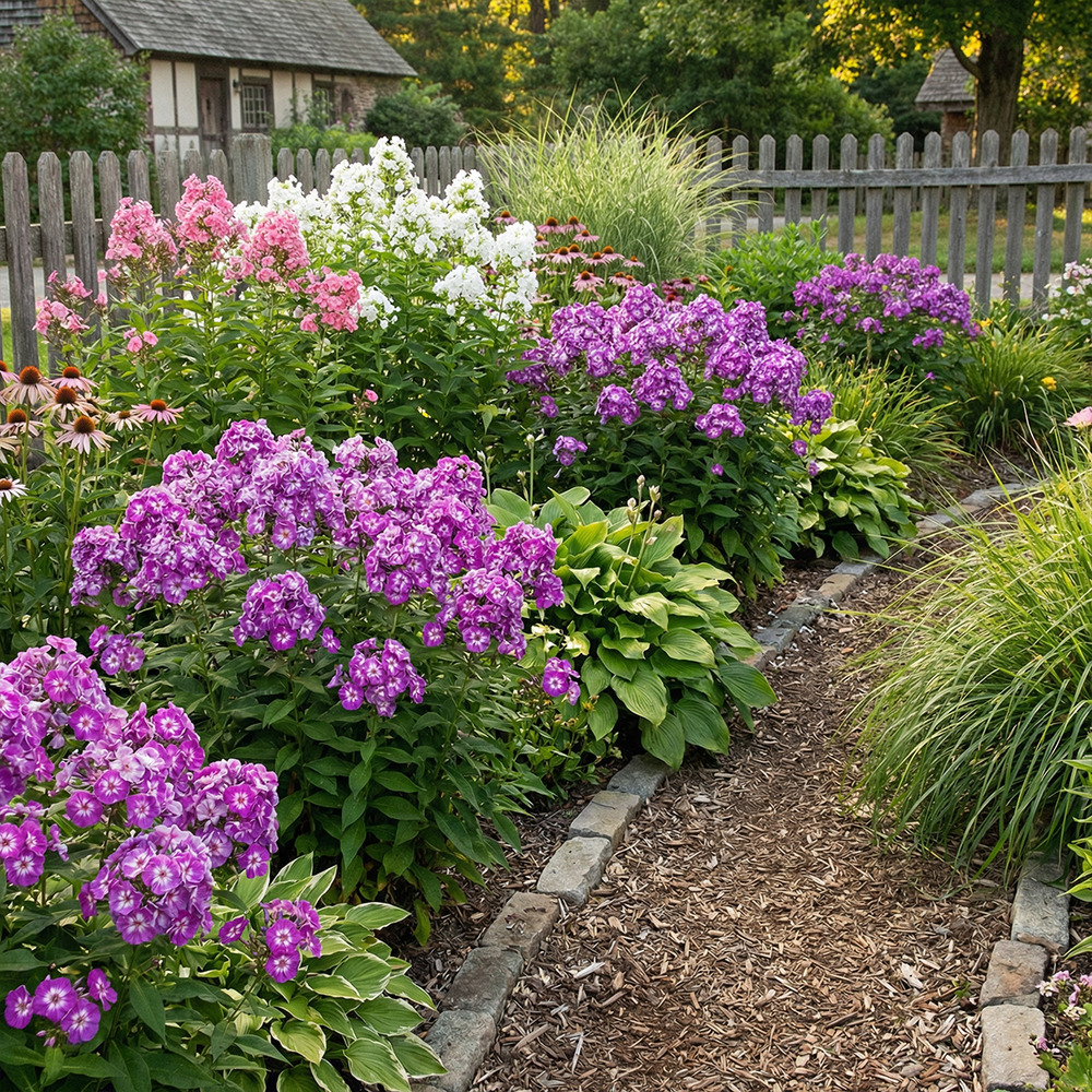 Lot de 6 - phlox ‘laura’ - rustique - h. 10-20 cm - p. Ø 9 cm
