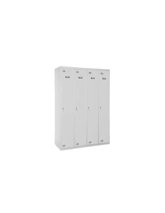 Casier-armoire simonlocker diy single 4/4 300 (1200) gris gris prelacado 1800x1200x500 - simonrack