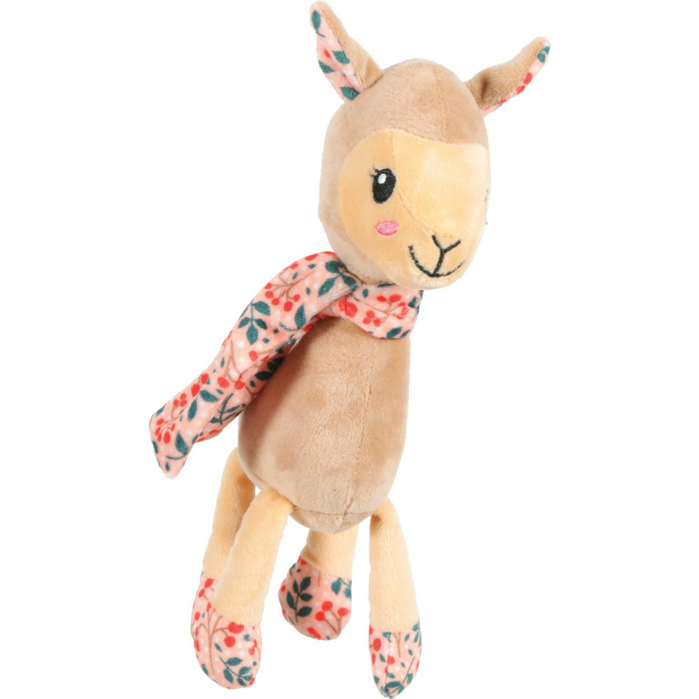 Lama debout jouet peluche chiquitos pour chien