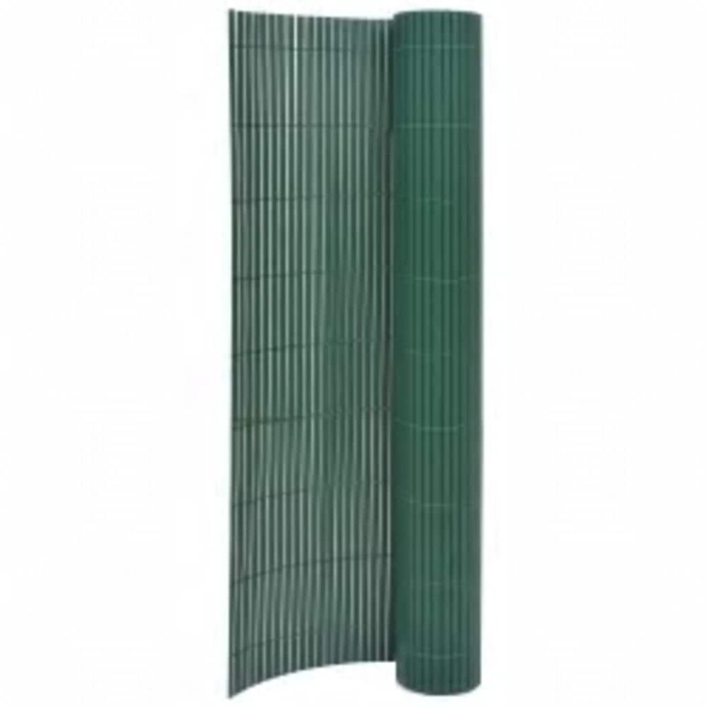 Clôture de jardin double face 110x400 cm vert