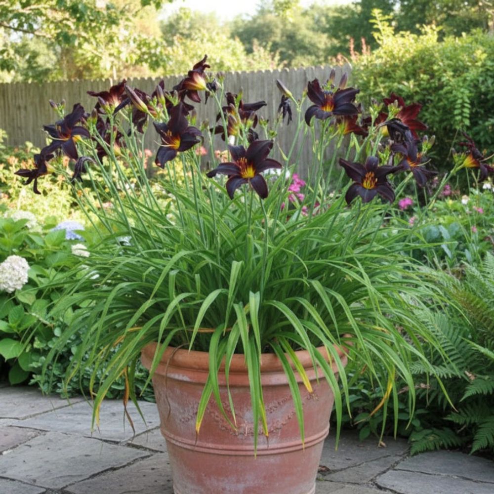 Hémérocalle american revolution lot de 5 godets